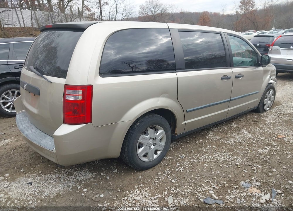 2008 DODGE GRAND CARAVAN SE VIN: 1D8HN44H68B192103