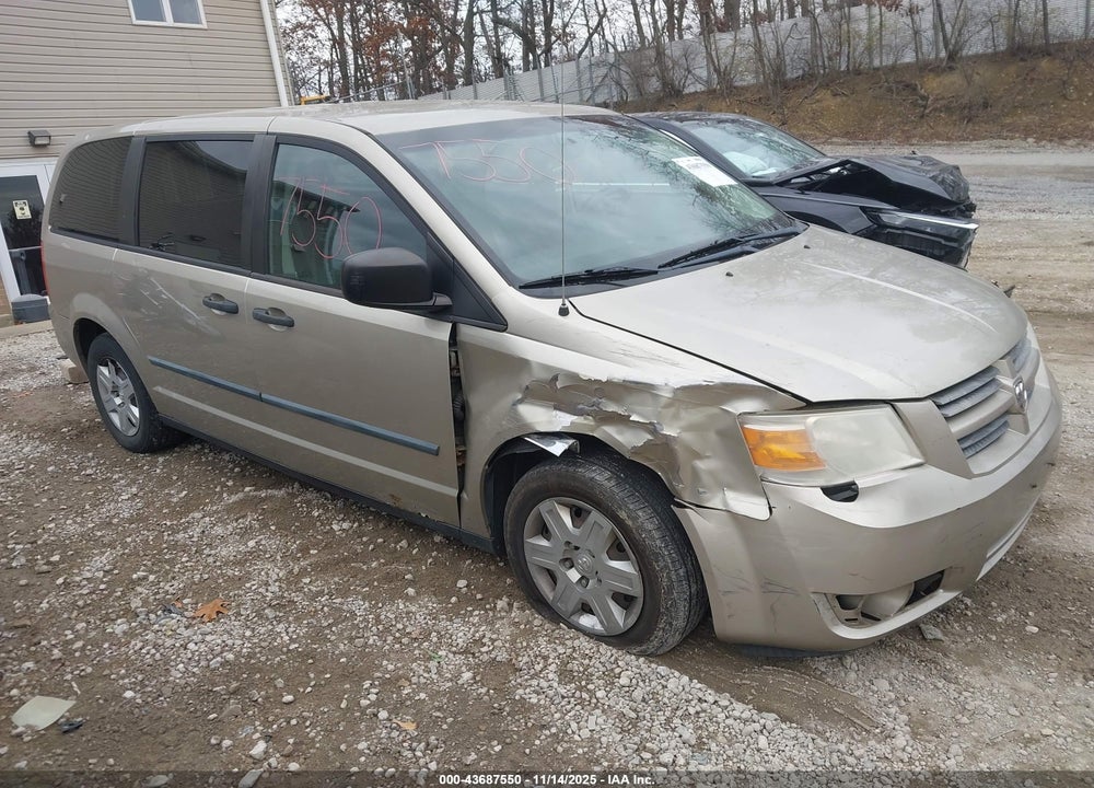 2008 DODGE GRAND CARAVAN SE VIN: 1D8HN44H68B192103