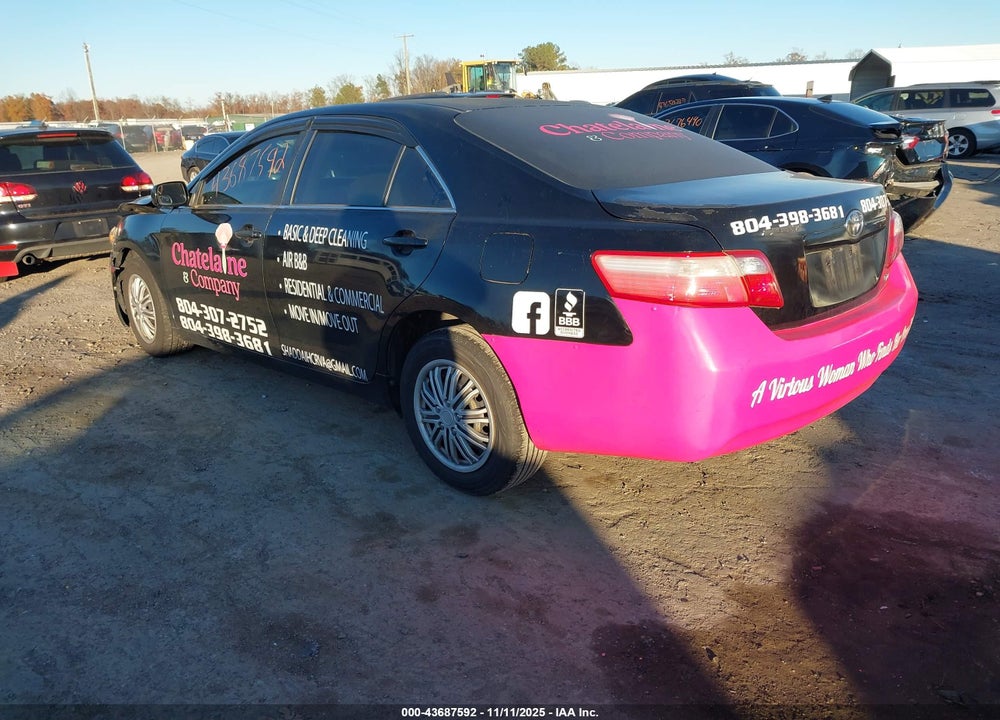2007 TOYOTA CAMRY LE VIN: JTNBE46K873034895
