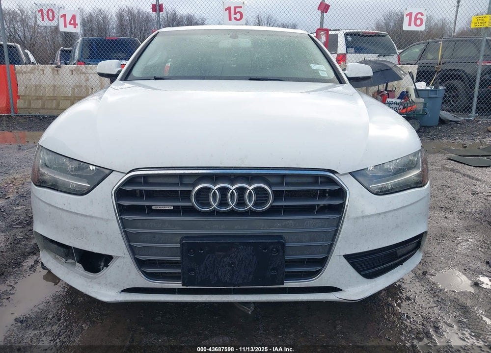 2013 AUDI A4 2.0T PREMIUM VIN: WAUBFAFL7DN033081
