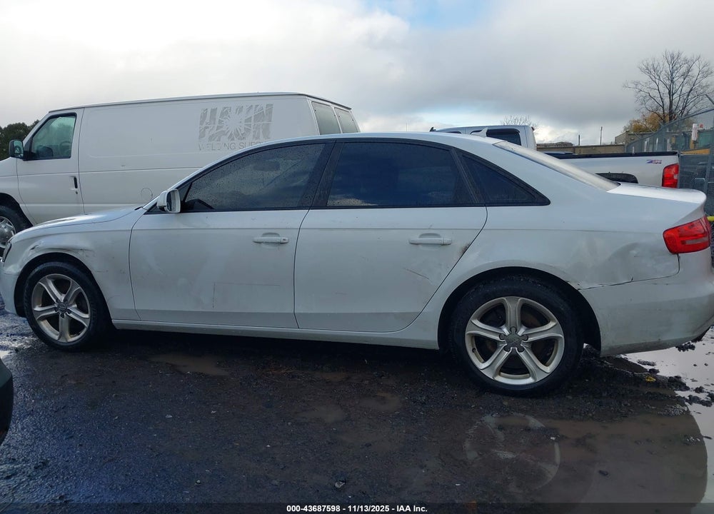2013 AUDI A4 2.0T PREMIUM VIN: WAUBFAFL7DN033081