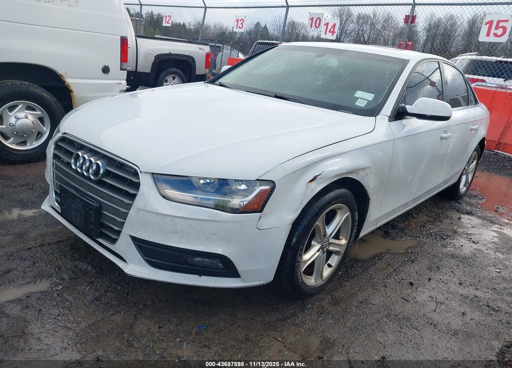 2013 AUDI A4 2.0T PREMIUM VIN: WAUBFAFL7DN033081