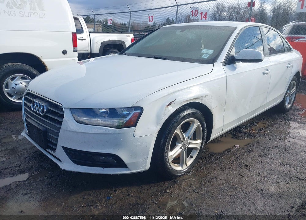 2013 AUDI A4 2.0T PREMIUM VIN: WAUBFAFL7DN033081