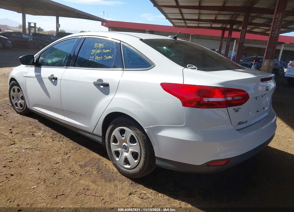 2017 FORD FOCUS S VIN: 1FADP3E25HL343976