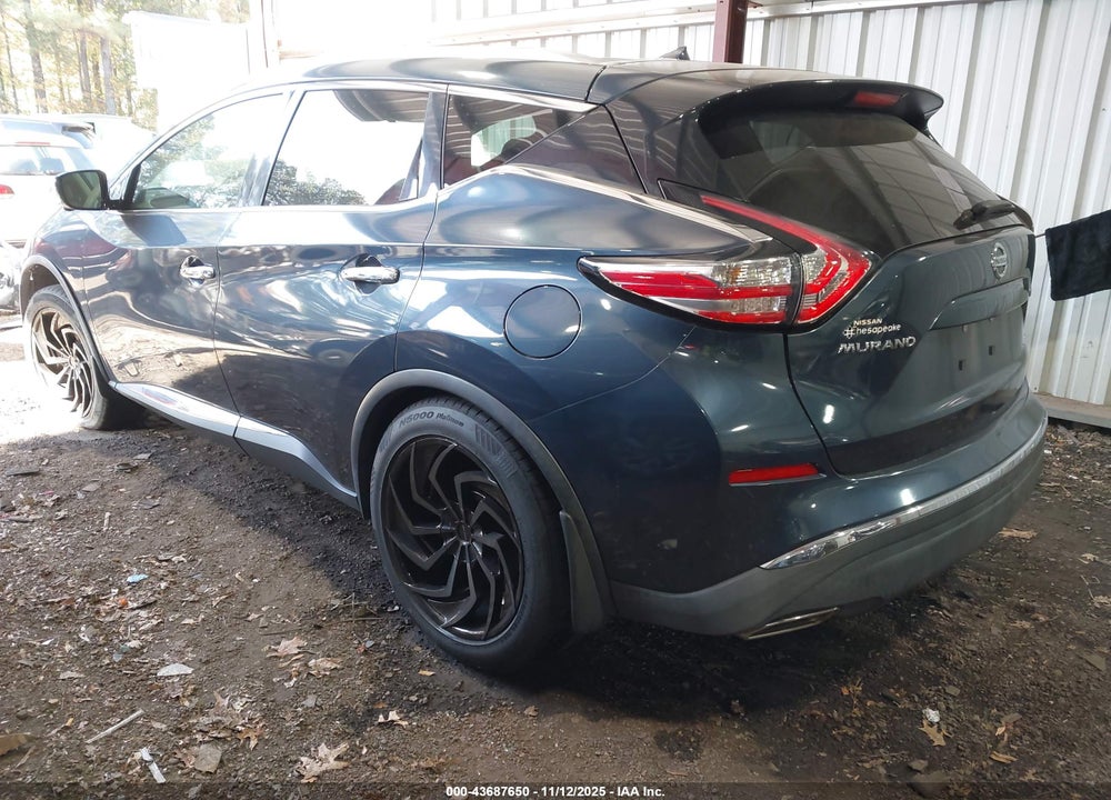 2015 NISSAN MURANO PLATINUM VIN: 5N1AZ2MG1FN251338