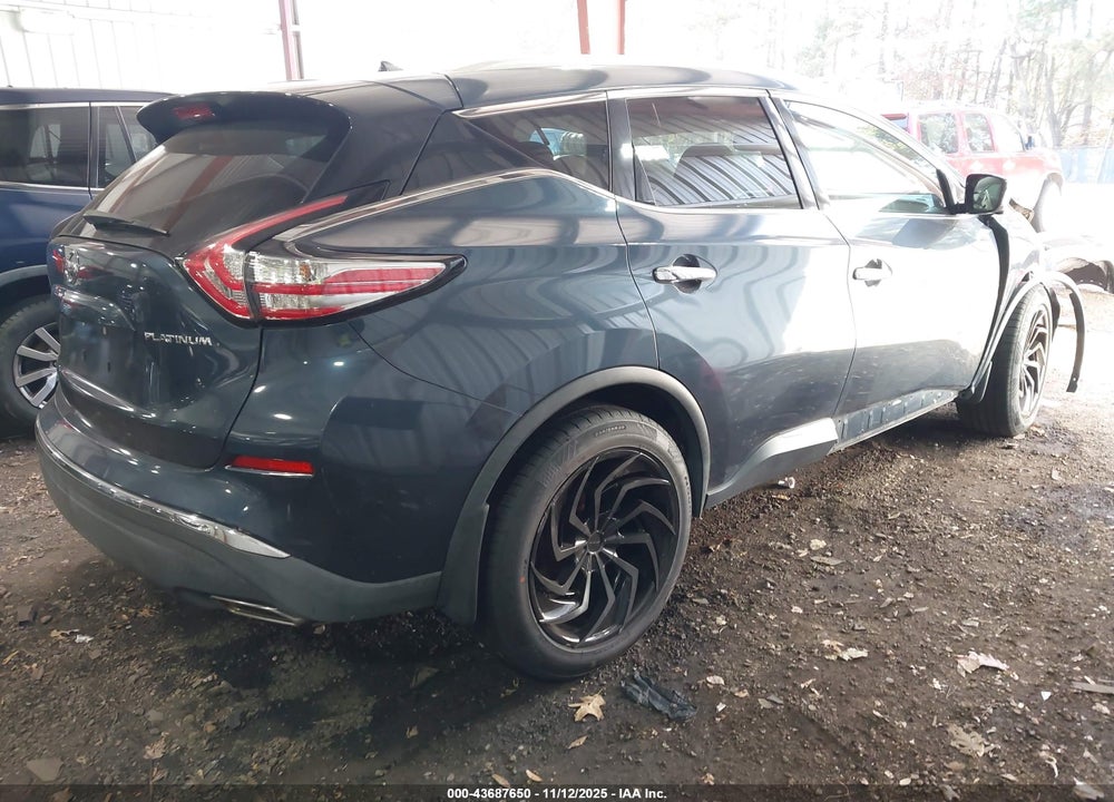 2015 NISSAN MURANO PLATINUM VIN: 5N1AZ2MG1FN251338