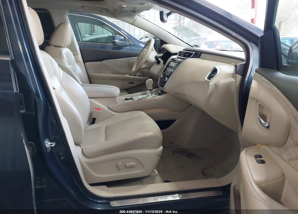 2015 NISSAN MURANO PLATINUM VIN: 5N1AZ2MG1FN251338