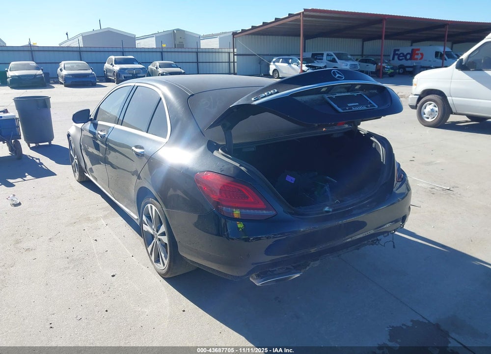 2020 MERCEDES-BENZ C CLASS VIN: WDDWF8DB2LR545092