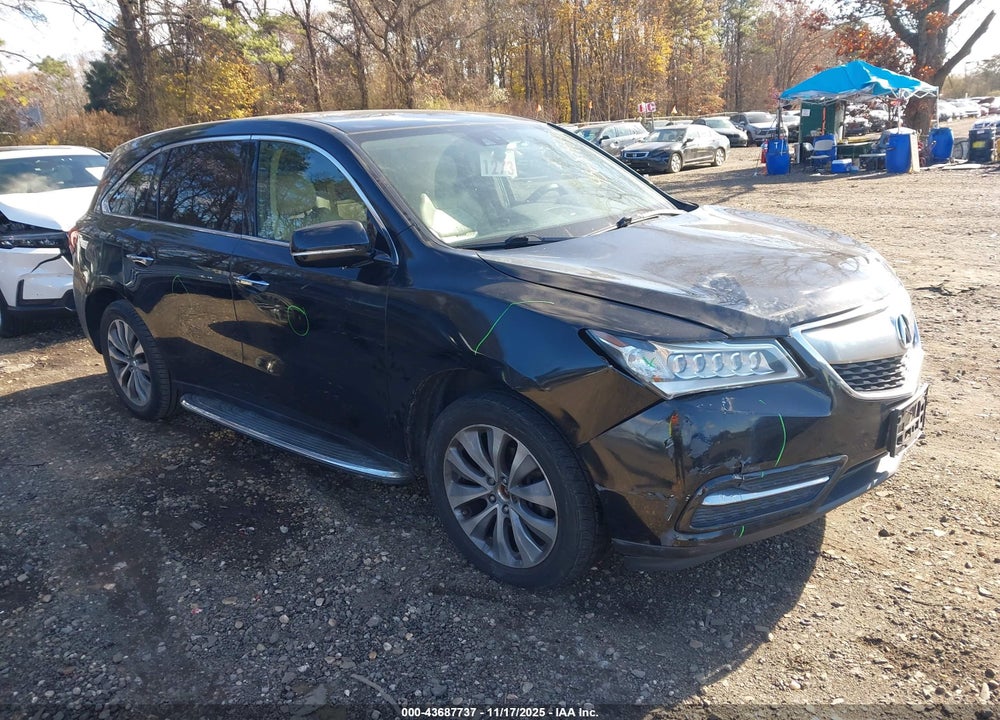 2014 ACURA MDX TECHNOLOGY PACKAGE VIN: 5FRYD4H48EB027153