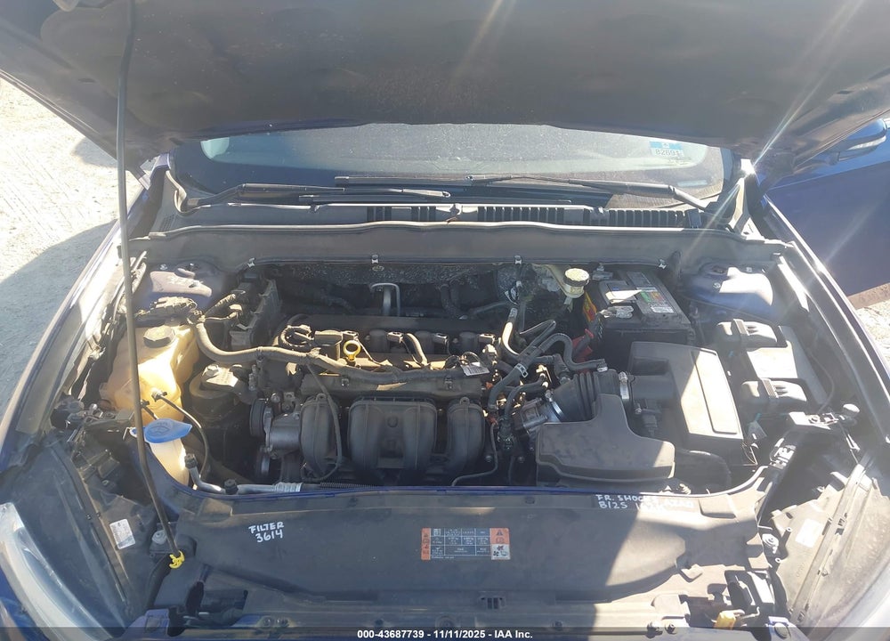 2016 FORD FUSION SE VIN: 3FA6P0H74GR121265