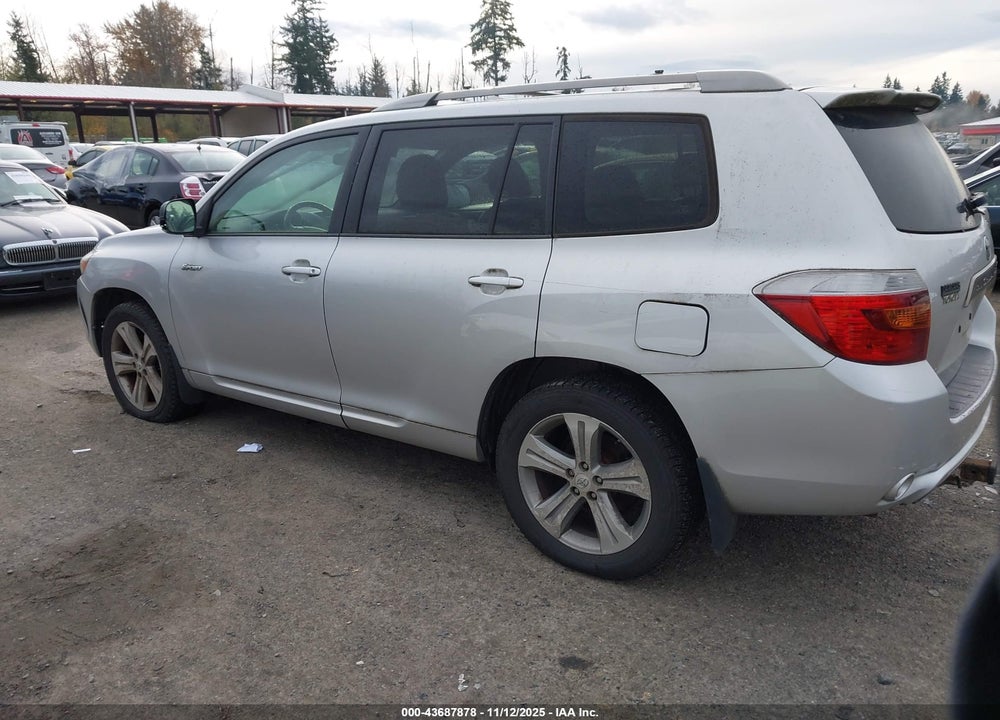 2009 TOYOTA HIGHLANDER SPORT VIN: JTEES43A692134990