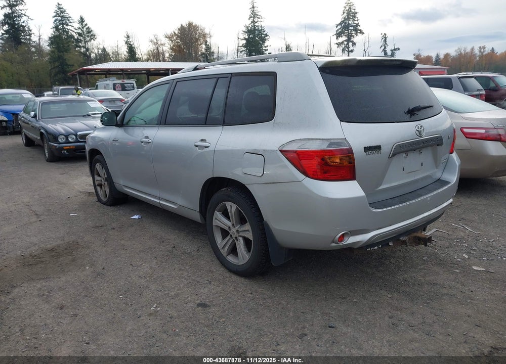 2009 TOYOTA HIGHLANDER SPORT VIN: JTEES43A692134990