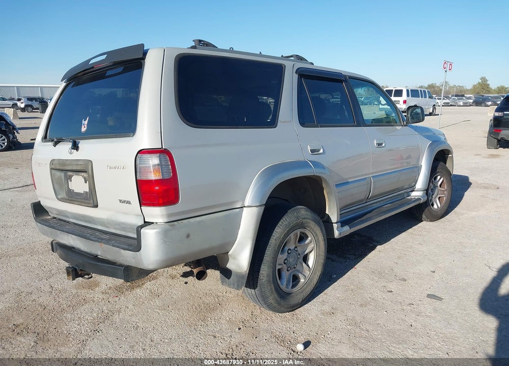 2000 TOYOTA 4RUNNER LIMITED V6 VIN: JT3GN87R2Y0161453