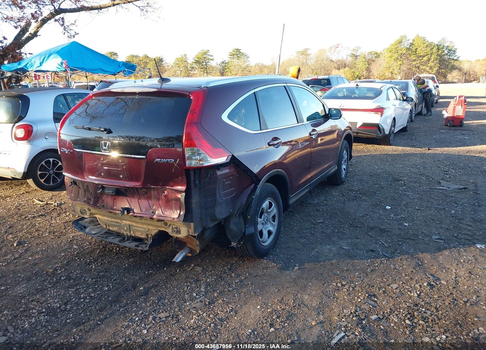 2013 HONDA CR-V EX-L VIN: 5J6RM4H70DL004617