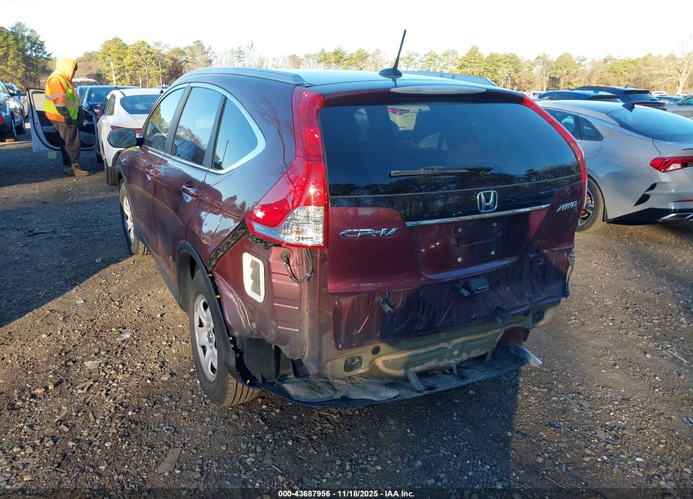 2013 HONDA CR-V EX-L VIN: 5J6RM4H70DL004617