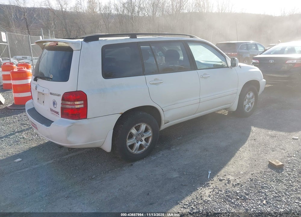 2003 TOYOTA HIGHLANDER V6 VIN: JTEHF21A630136248
