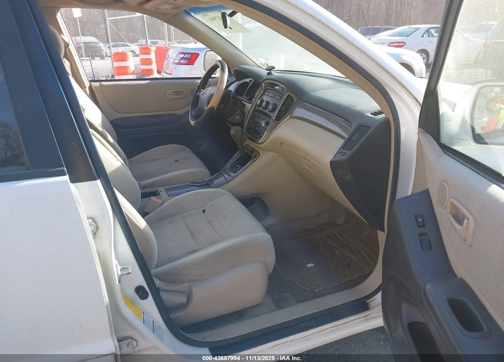 2003 TOYOTA HIGHLANDER V6 VIN: JTEHF21A630136248