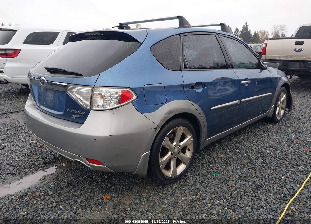 2009 SUBARU IMPREZA OUTBACK SPORT VIN: JF1GH63619H814348