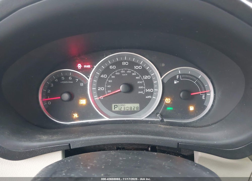 2009 SUBARU IMPREZA OUTBACK SPORT VIN: JF1GH63619H814348