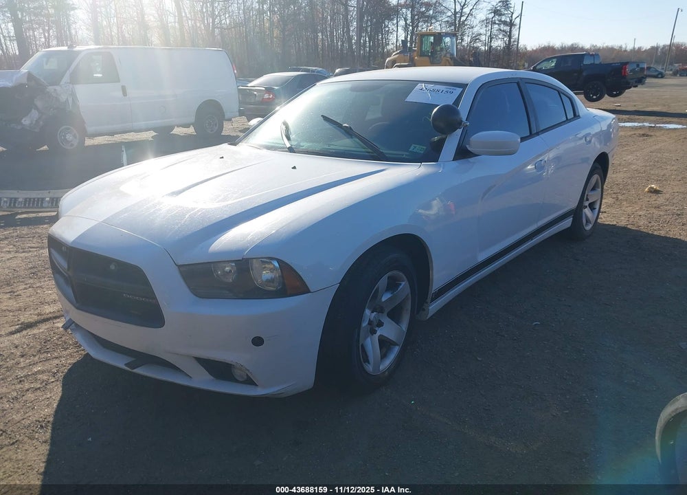 2014 DODGE CHARGER POLICE VIN: 2C3CDXAT2EH350711