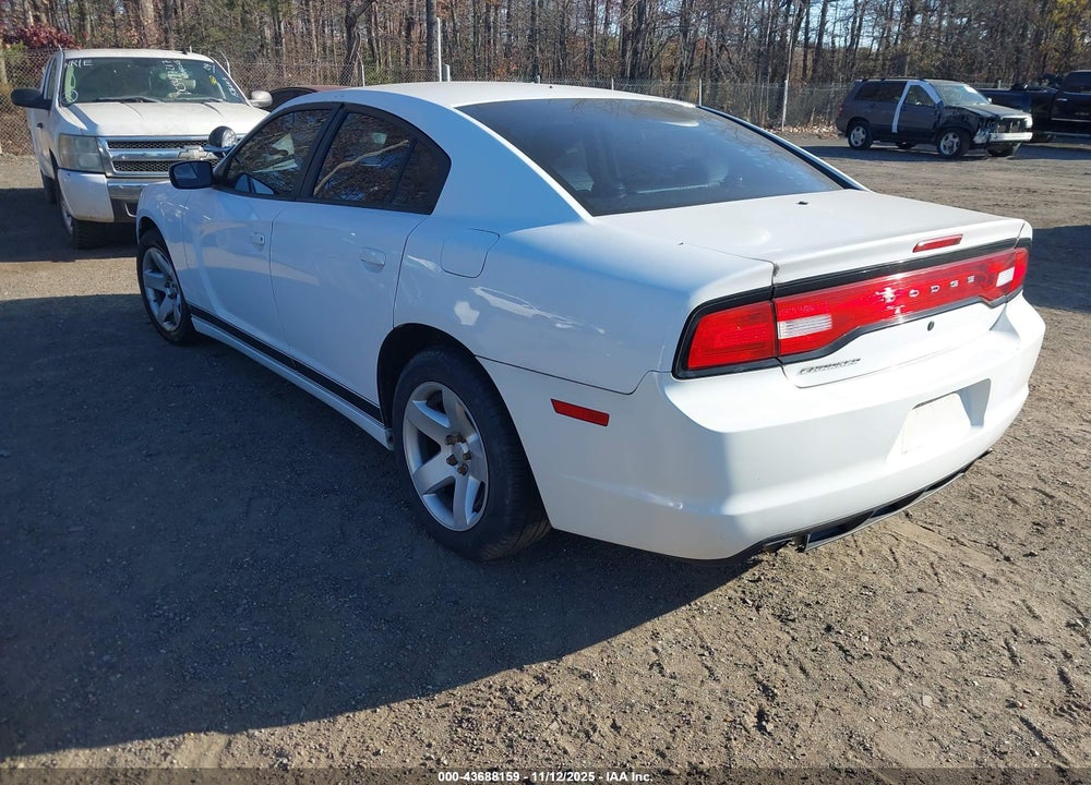 2014 DODGE CHARGER POLICE VIN: 2C3CDXAT2EH350711