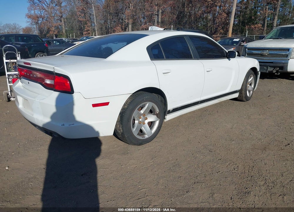 2014 DODGE CHARGER POLICE VIN: 2C3CDXAT2EH350711