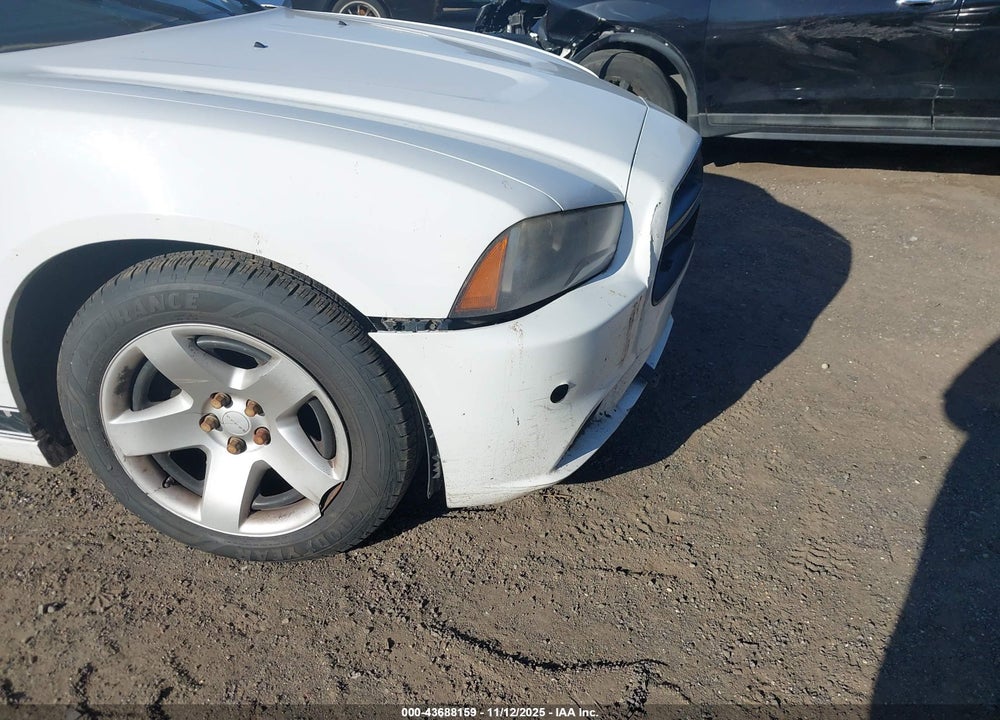 2014 DODGE CHARGER POLICE VIN: 2C3CDXAT2EH350711