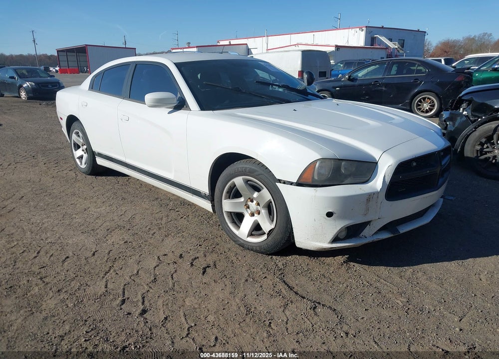 2014 DODGE CHARGER POLICE VIN: 2C3CDXAT2EH350711