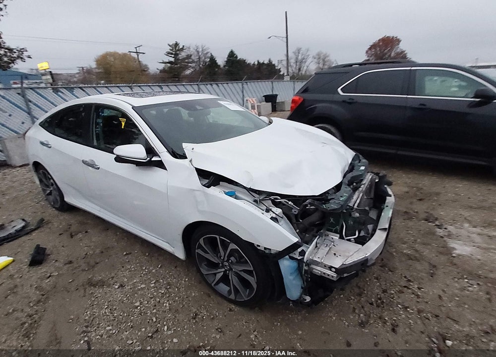 2019 HONDA CIVIC TOURING VIN: JHMFC1F99KX005851