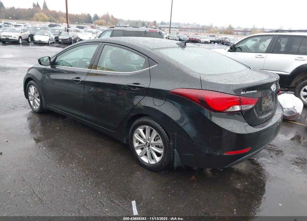 2015 HYUNDAI ELANTRA VIN: 5NPDH4AE9FH566259