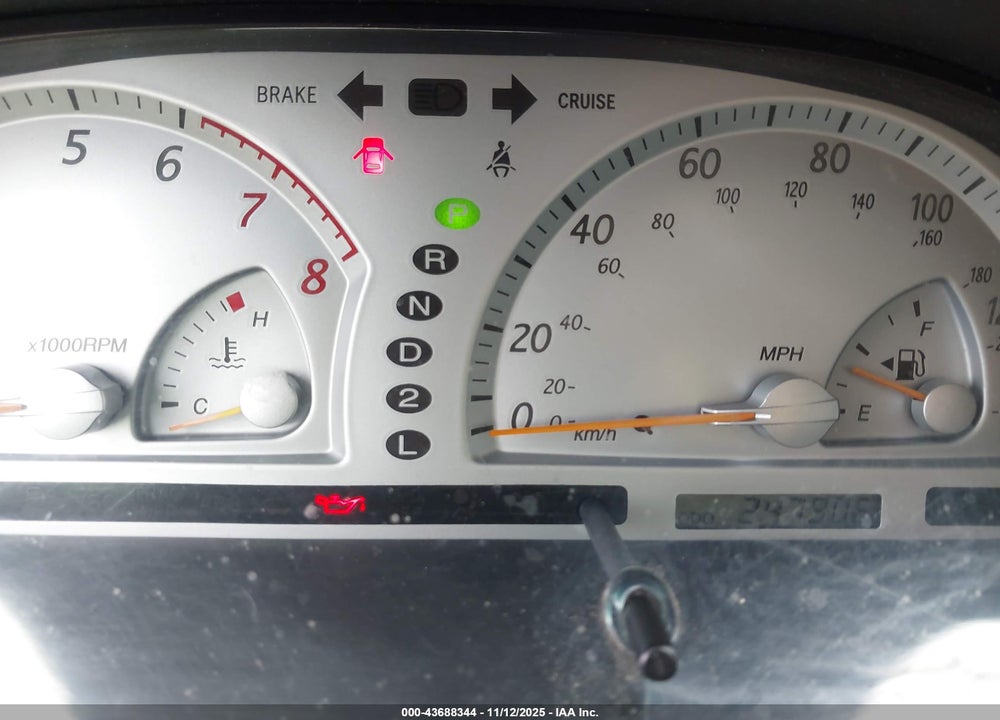 2002 TOYOTA CAMRY SE V6 VIN: 4T1BF30K12U506762