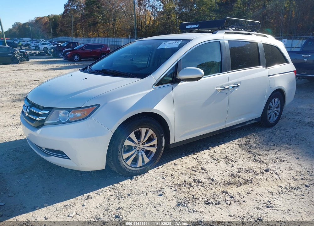 2016 HONDA ODYSSEY SE VIN: 5FNRL5H37GB026830