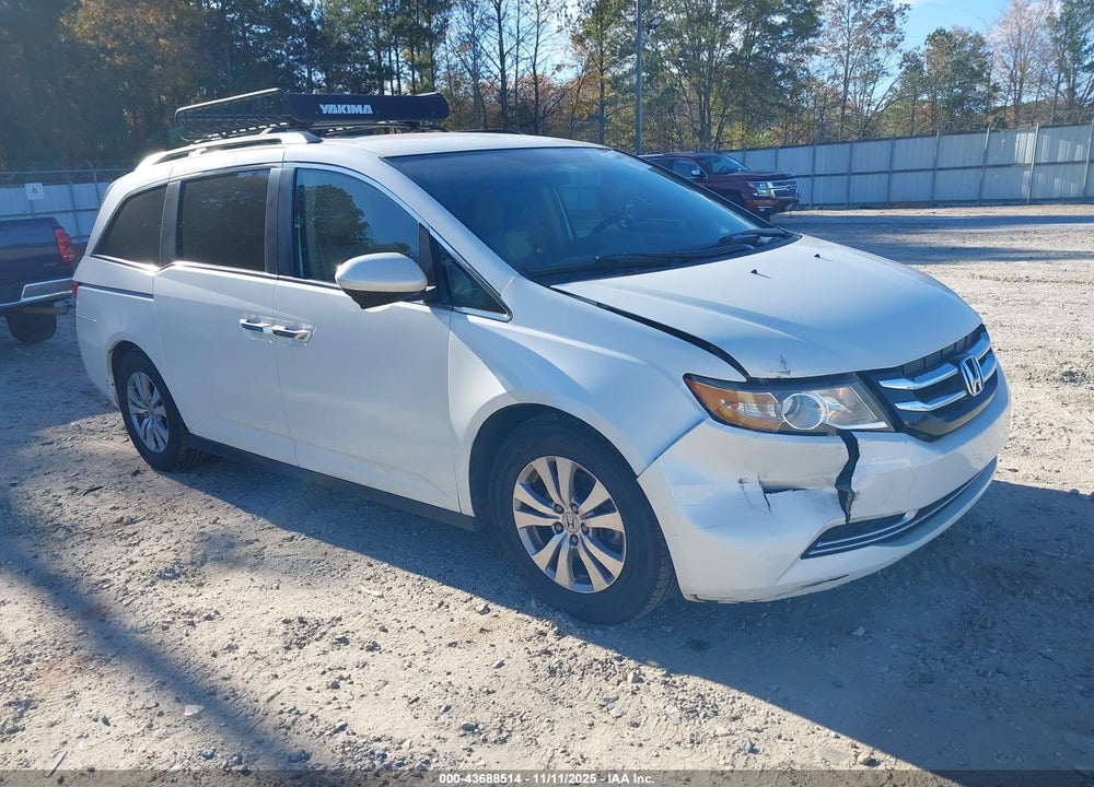 2016 HONDA ODYSSEY SE VIN: 5FNRL5H37GB026830