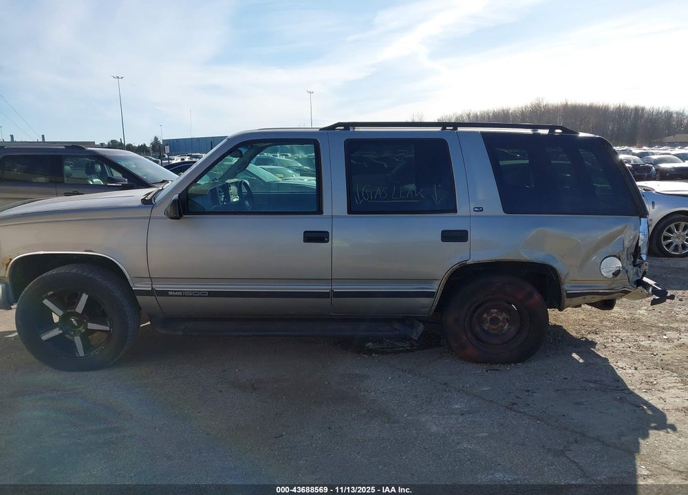 1999 GMC YUKON SLT CMI VIN: 1GKEK13R8XJ784694