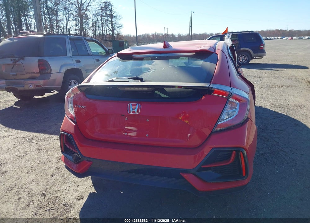 2020 HONDA CIVIC EX-L VIN: SHHFK7H80LU411295