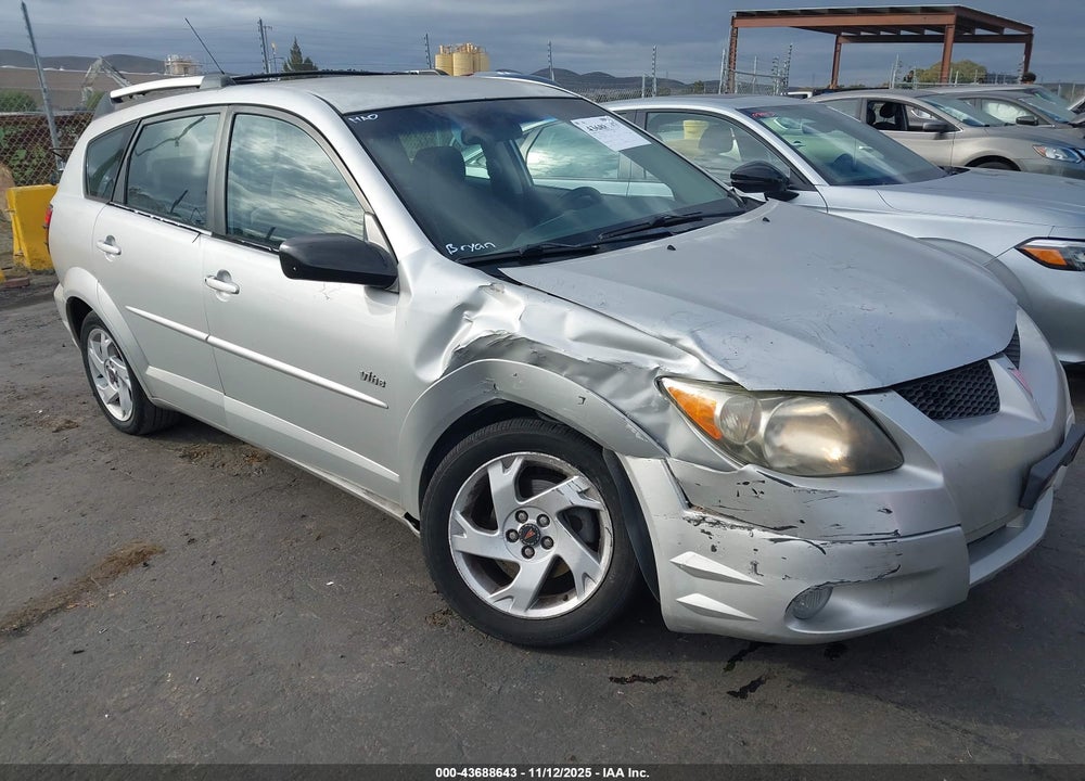 2004 PONTIAC VIBE VIN: 5Y2SL62884Z470994