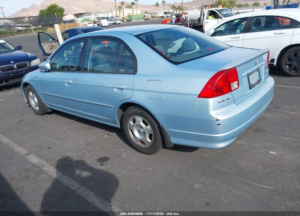 2005 HONDA CIVIC HYBRID VIN: JHMES96645S002439