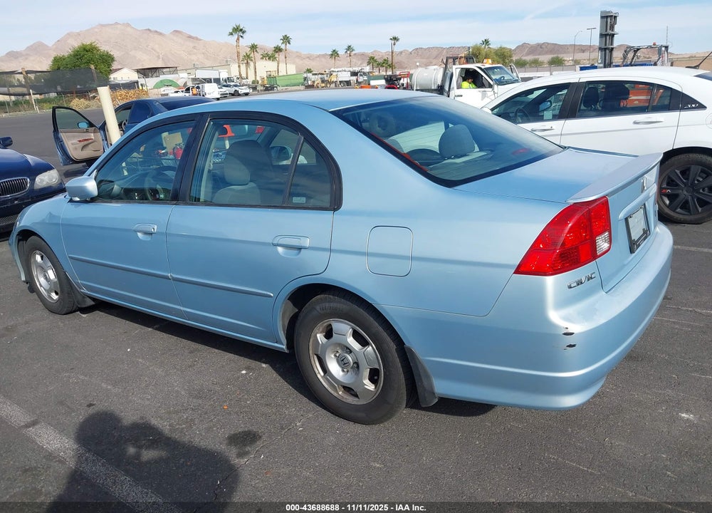 2005 HONDA CIVIC HYBRID VIN: JHMES96645S002439