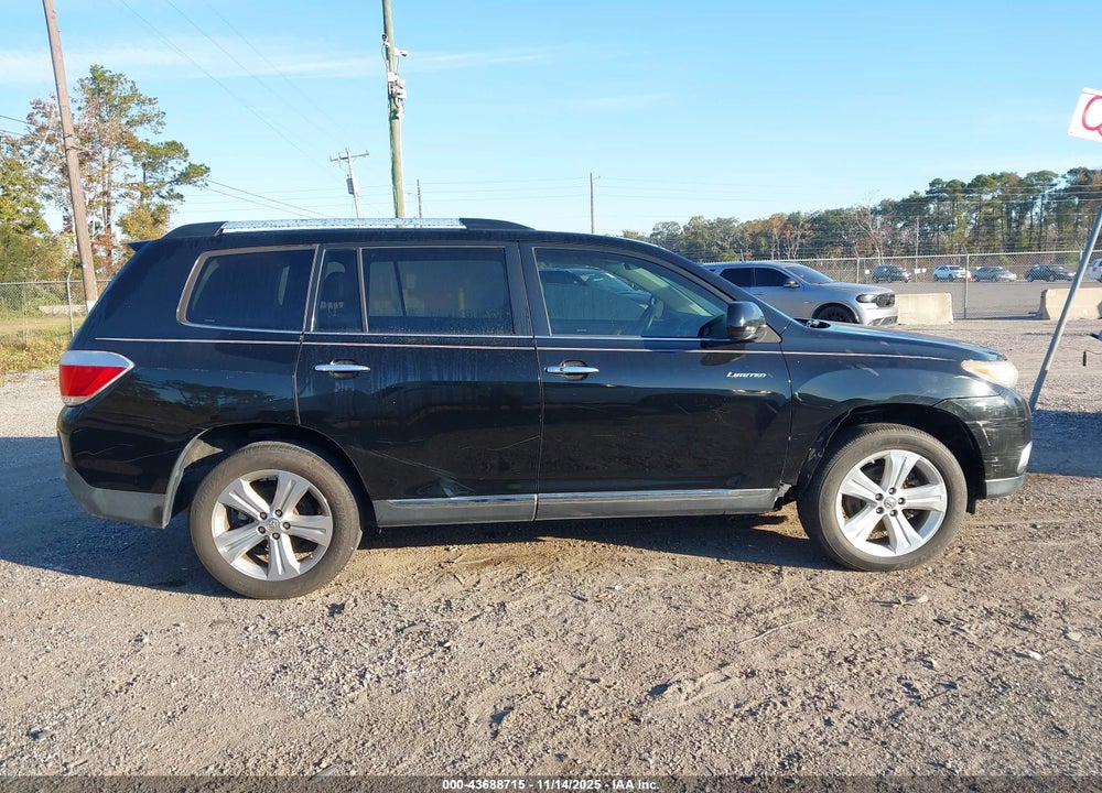 2013 TOYOTA HIGHLANDER VIN: 5TDYK3EHXDS125006