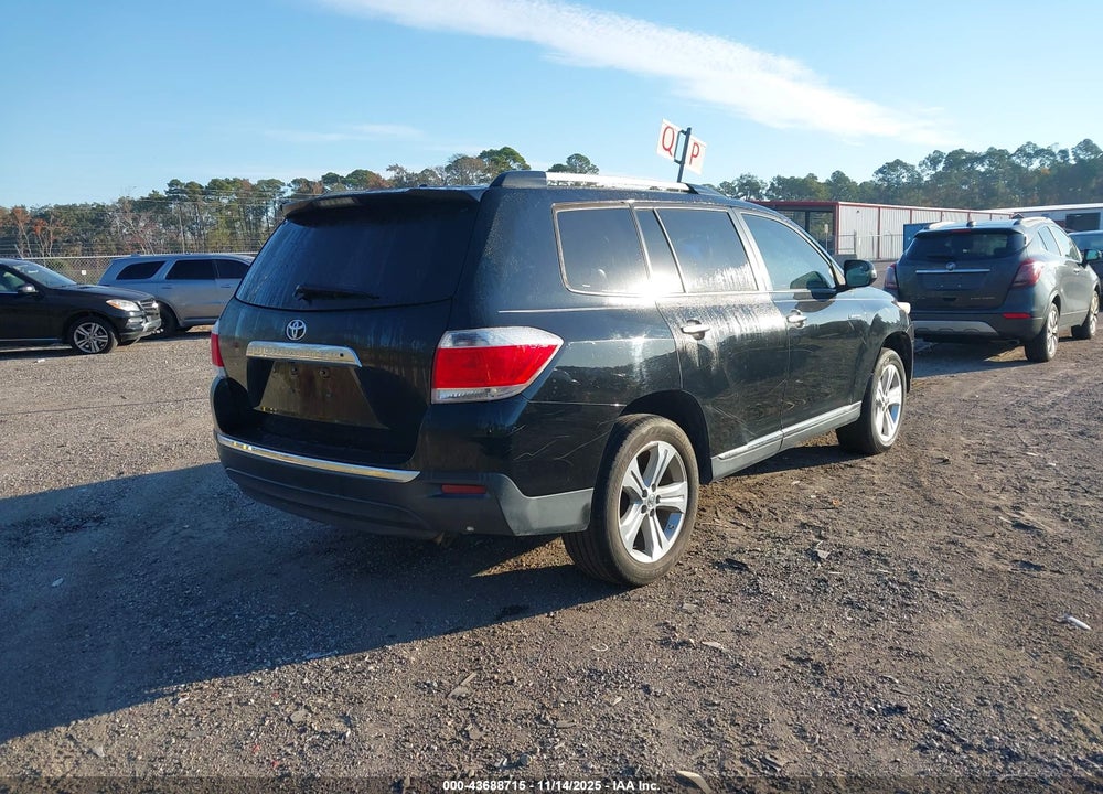 2013 TOYOTA HIGHLANDER VIN: 5TDYK3EHXDS125006