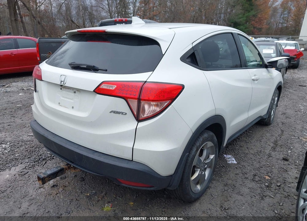 2016 HONDA HR-V VIN: 3CZRU6H59GM757639
