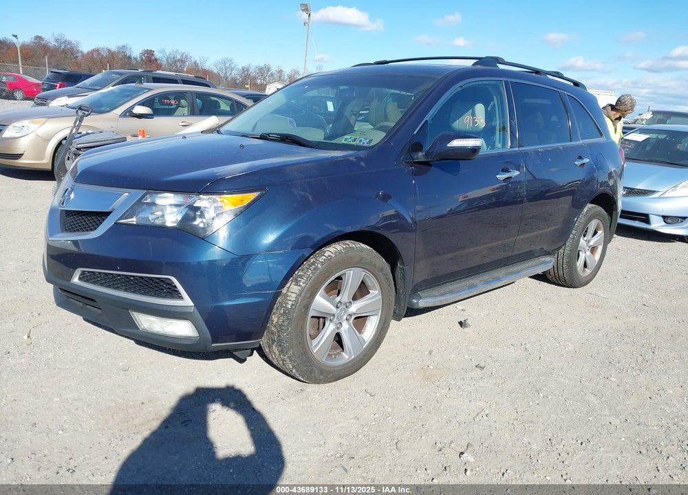 2010 ACURA MDX VIN: 2HNYD2H43AH521568