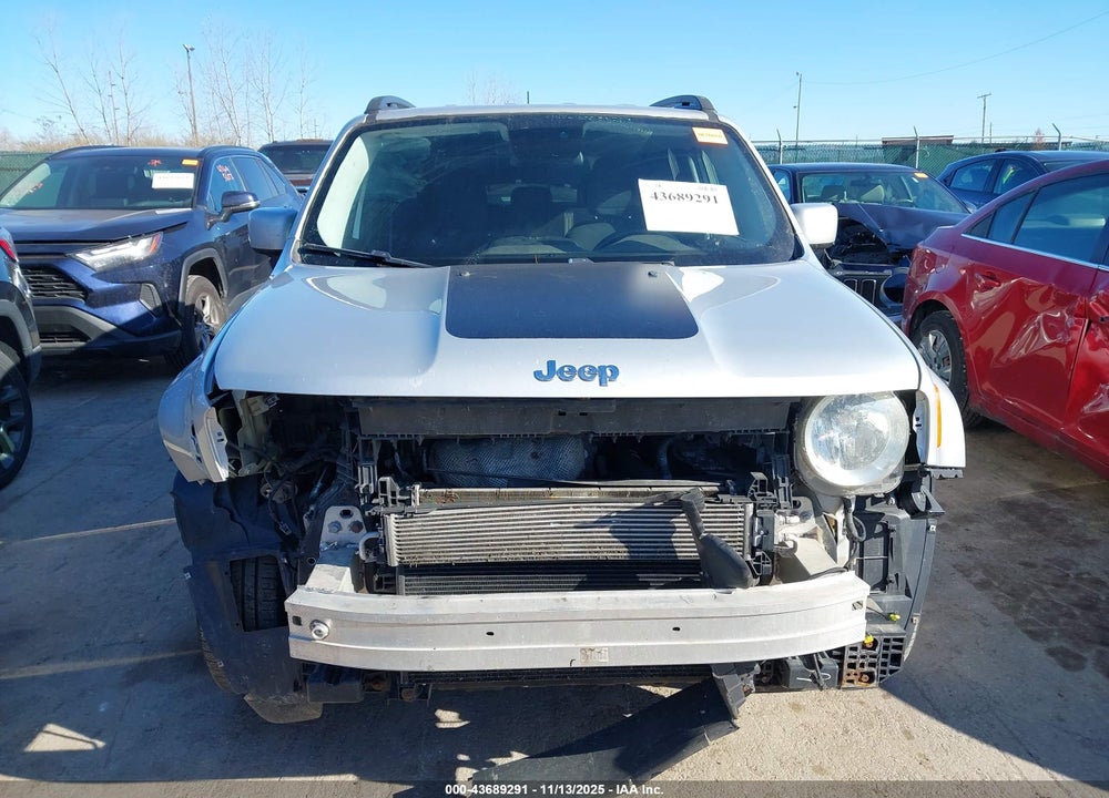 2016 JEEP RENEGADE LATITUDE VIN: ZACCJBBT2GPD55737