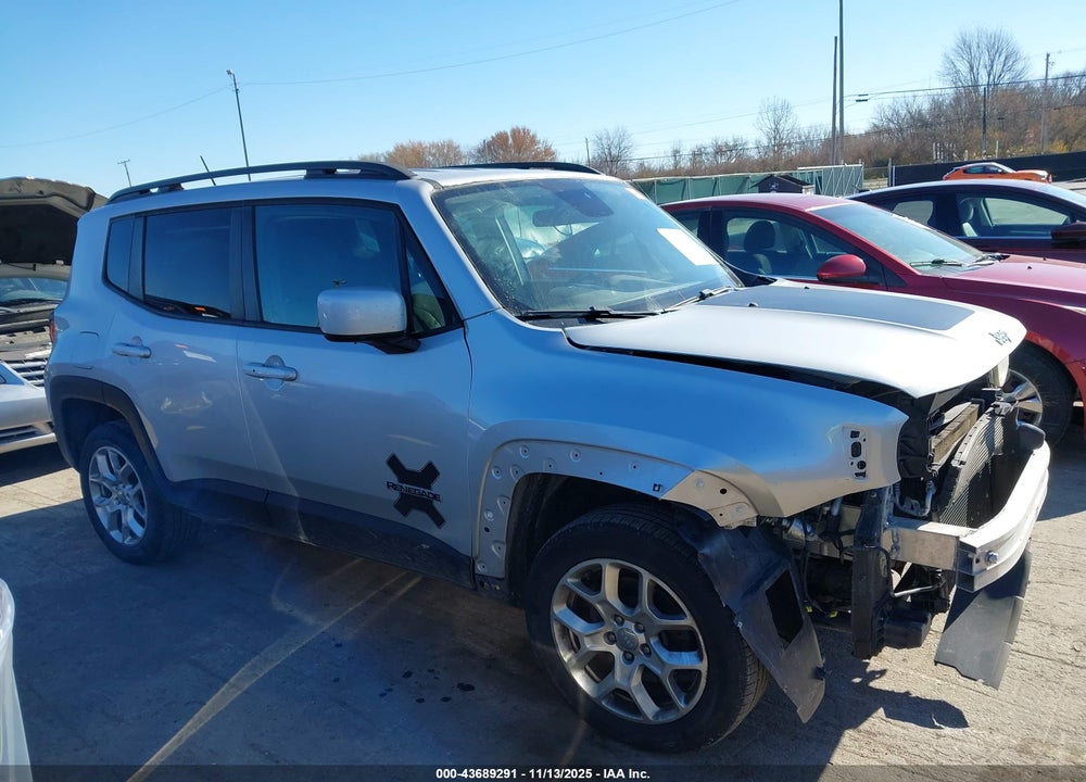 2016 JEEP RENEGADE LATITUDE VIN: ZACCJBBT2GPD55737