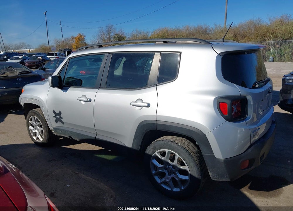 2016 JEEP RENEGADE LATITUDE VIN: ZACCJBBT2GPD55737
