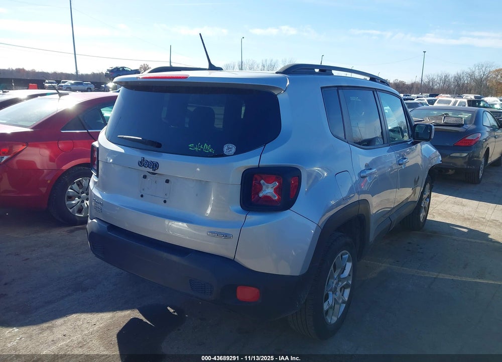 2016 JEEP RENEGADE LATITUDE VIN: ZACCJBBT2GPD55737