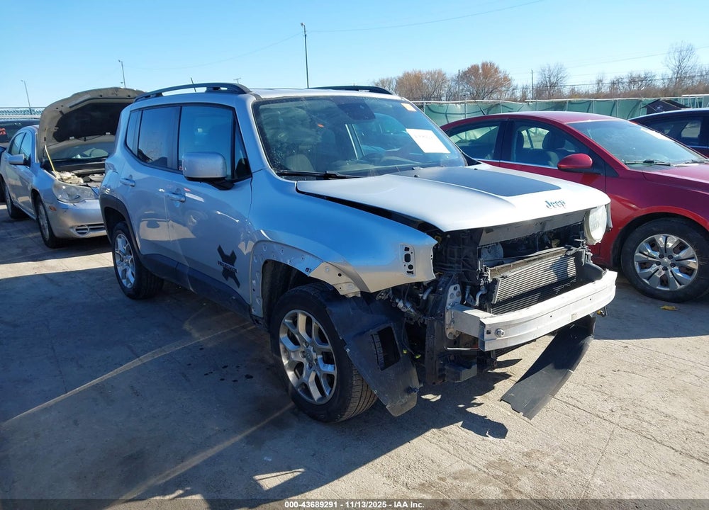 2016 JEEP RENEGADE LATITUDE VIN: ZACCJBBT2GPD55737