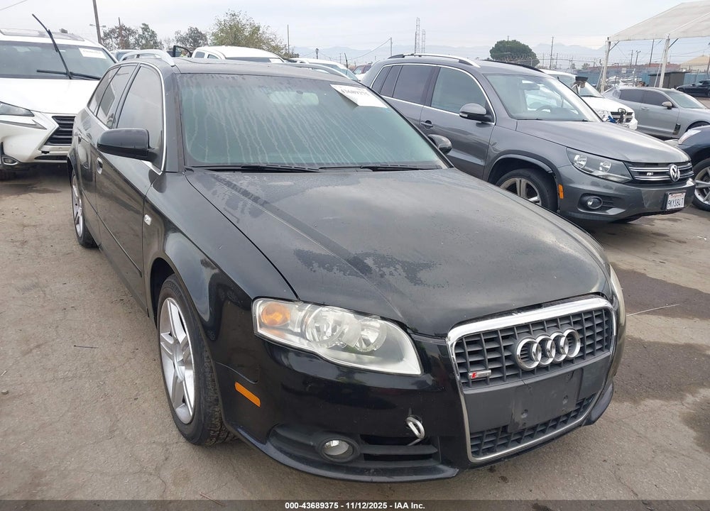 2008 AUDI A4 2.0T VIN: WAUKF78E58A019419