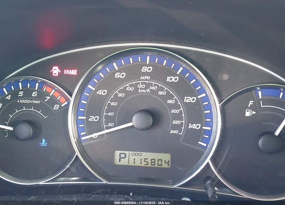 2011 SUBARU FORESTER VIN: JF2SHADC8BH721006