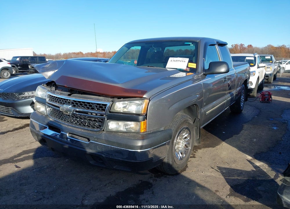 2006 CHEVROLET SILVERADO 1500 WORK TRUCK VIN: 1GCEC19X26Z285713